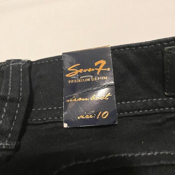 Seven 7 Slim Boot Jeans Womens Size 10 - Picture 12 of 16